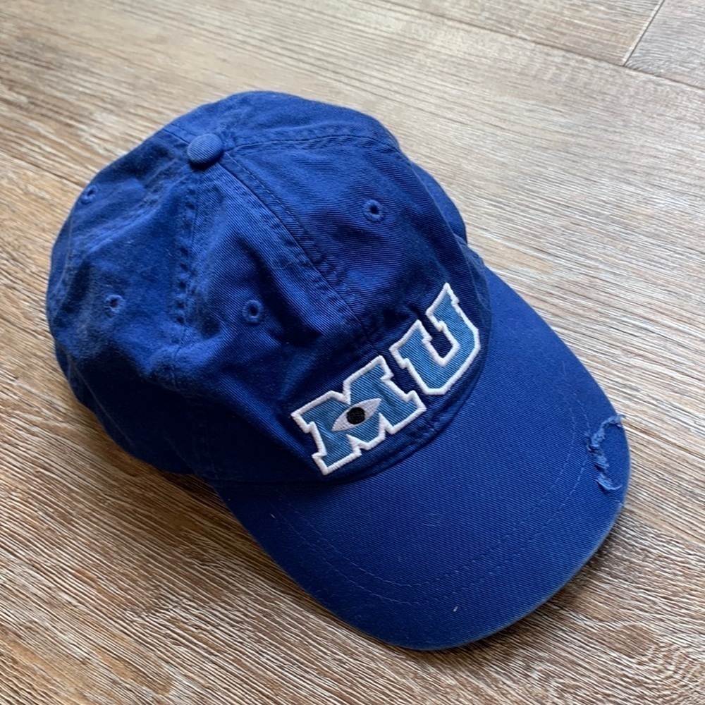 Monster University Embroidered Blue Hat Pixar Disney